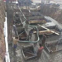 آرماتور بندی فونداسیون سقف استخر وافل کارهای بنایی|خدمات پیشه و مهارت|پردیس, فاز ۴|دیوار