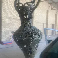 گلدان عتیقه برنجی