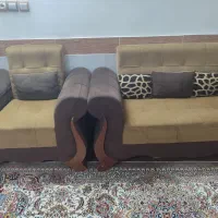 مبلمان 9 نفره به همراه عسلی|مبلمان خانگی و میز عسلی|مشهد, طرق|دیوار