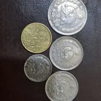5سکه قدیمی پهلوی و سنت یورو