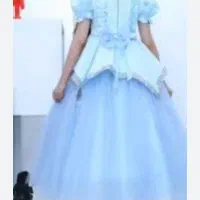 لباس مجلسی دخترانه پفی