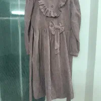 پیراهن مخمل کبریتی