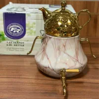 کتری قوری ۶ لیتر طرح سنگ ماربل برند اف آر