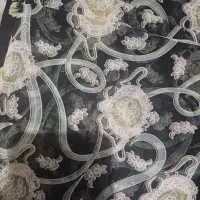 پارچه حریر ترک ۶ در ۵ متر|پرده، رانر، رومیزی|تهران, سازمان برنامه شمالی|دیوار