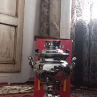 سماور گازی و اجاق گاز بزرگ