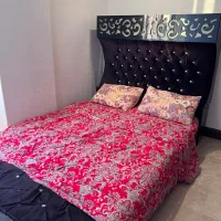 تخت خواب دو نفره به همراه تشک رویال