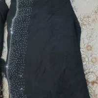 روسری مشکی نگین دار