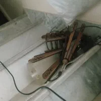 لوستر ۴شاخه‌‌‌چوبی‌