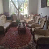 مبل سلطنتی چوب گردو فریمان