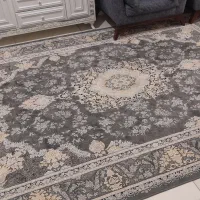 فرش ۹متری طوسی رنگ