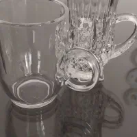 سه دست لیوان خارجی ودو دست استکان کریستا خارجی|ظروف سرو و پذیرایی|مشهد, هفت تیر (حافظ)|دیوار