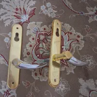 دستگیره درب اتاق دو چپ یکدونه راست بدون مغزی
