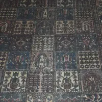 فرش خیلی قدیمی دستباف خشتی و لچک و ترنج