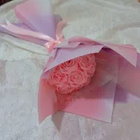 دست گل روبانی