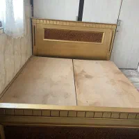 تخت دو نفره چوبی|تخت و سرویس خواب|تهران, وصفنارد|دیوار
