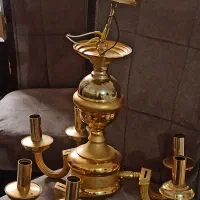 لوستر کلاسیک آب طلا کاری شده