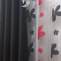 پرده ی اتاق خواب با والان