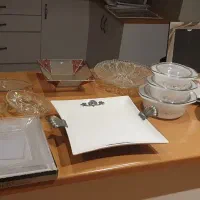 لیوان تخت لوستر آشپزخانه کریستال بوفه تابلو