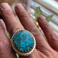 انگشتر نقره فیروزه نیشابور|جواهرات|تهران, سردارجنگل|دیوار