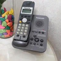 گوشی پاناسونیک کاملا سالم  وتمیز آداپتور اصلی