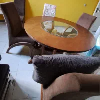 میز نهارخوری ۶ نفره|میز و صندلی غذاخوری|ساری, |دیوار