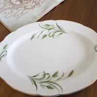 یک جفت دیس چینی گندمی مسعود