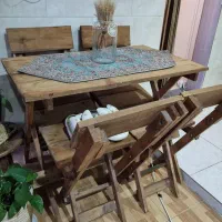 میز و صندلی چوبی