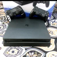 ps4 slim 1 tra دو دسته 1 ترابایت با بازی