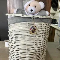 سبد لباس و جای آسباب بازی