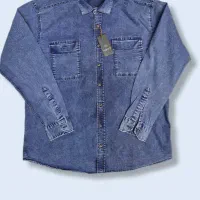 کت پیراهن جین ۳XL تا ۷XL دو جیب سایز بزرگ|لباس|تهران, خزانه|دیوار