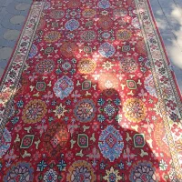 کناره دستباف کمیاب 1.55در4متر پرز بهتر از تجاری