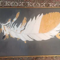 تابلو تکسچر طرح پر ابعاد 120در80