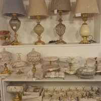 آباژور رومیزی کنار‌سالنی شمعدان پایه ترکیبی کادو|چراغ خواب و آباژور|مشهد, کوثر|دیوار