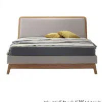 تخت دونفره ۱۶۰ کمجاچوب با چوب بلوط