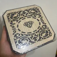 جعبه چوبی سرویس طلا