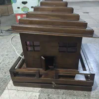 کلبه چوبی دست‌ساز
