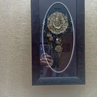 قاب طرح گل کاردست|صنایع دستی و سایر لوازم تزئینی|تهران, زرکش|دیوار