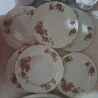 پا سماوری قندون نمکدون جا دستمال کاغذی نعلبکی