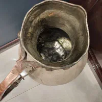 پارچ مسی گلاب گیری بزرگ|کلکسیون اشیاء عتیقه|کاشان, بازار کاشان|دیوار