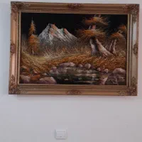 تابلو پارچه مخملی