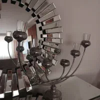 شمعدان فلزی ۶ شعله