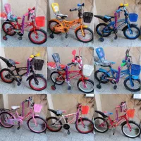 دوچرخه های کمک دار در سایز های 16.20 سالم و نو