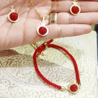 پلاک طلا انار