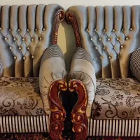 مبل راحتی ۷ نفره به همراه میز وسط|مبلمان خانگی و میز عسلی|دلیجان, |دیوار