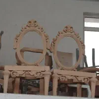 دو عدد صندلی خام