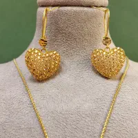 نیم ست قلب تراش طلای ۱۸ عیار با اجرت کم|جواهرات|شیراز, ملاصدرا|دیوار