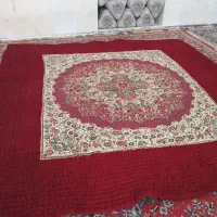 لحاف کرسی قرمز یلدایی با رویه ترمه بته جقه 4 در 4|رختخواب، بالش، پتو|تهران, شهید رجایی|دیوار