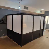 پاراوان نصبی پارتیشن ثابت دیوار چوبی|صنایع دستی و سایر لوازم تزئینی|تهران, شهرک رضویه|دیوار