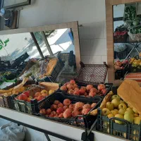 قفسه وآینه میوه فروشی|فروشگاه و مغازه|تویسرکان, |دیوار