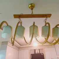 لوستر طلایی ۵ شله